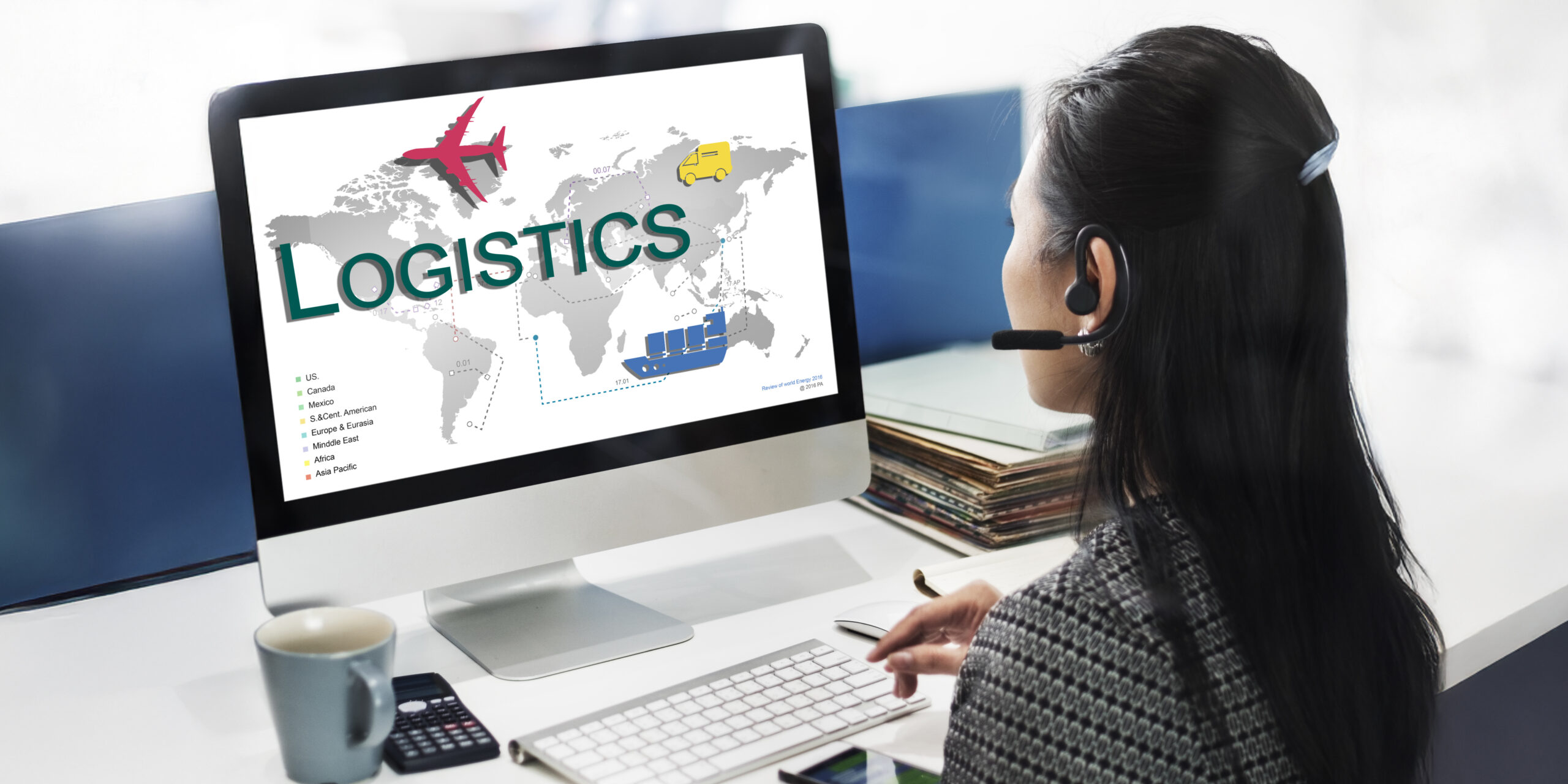 Logistics Freight Management Storage Supply Concept