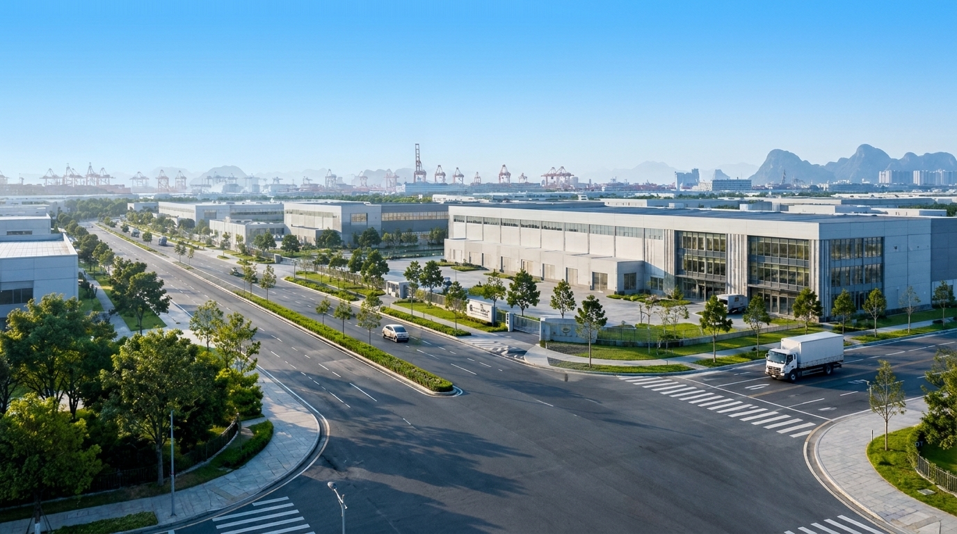 Phối cảnh khu công nghiệp Nam Tràng Cát Hải Phòng bàn giao quỹ đất công nghiệp sạch năm 2027