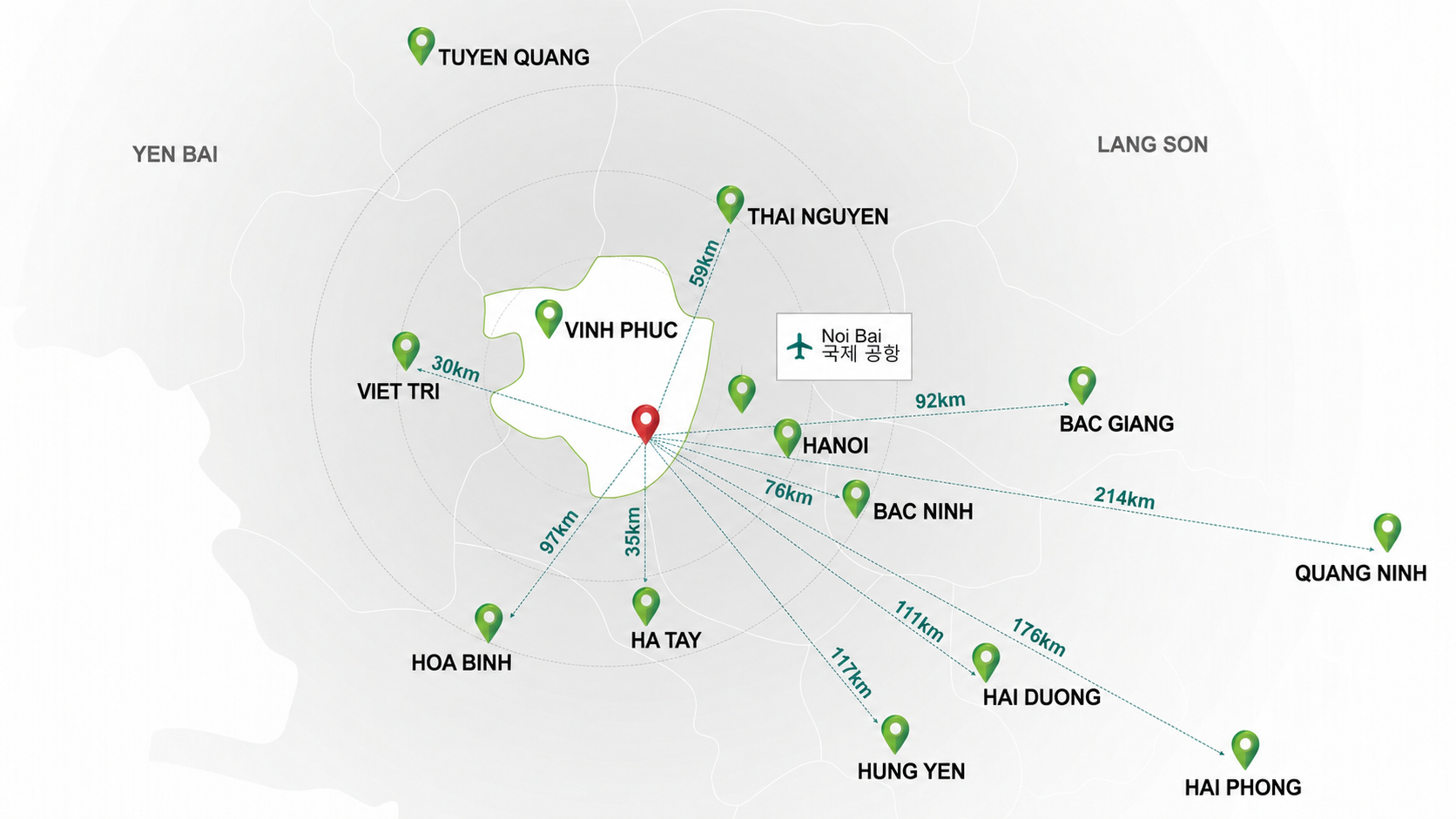 Vị trí chiến lược Khu công nghiệp Nam Bình Xuyên