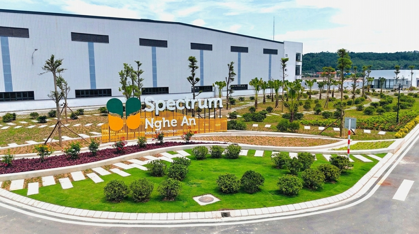 Nhà xưởng Nghệ An - Khu công nghiệp Spectrum Nghệ An